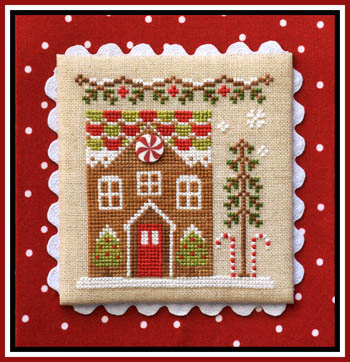 Gingerbread Village #3-Gingerbread House #1-Country Cottage Needleworks-