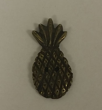 Olde Brass Button-Pineapple-Homespun Elegance-