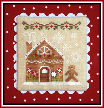 Gingerbread Village #4-Gingerbread House #2-Country Cottage Needleworks-