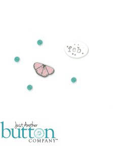 February Button (Square.Ology)-Just Another Button Company-