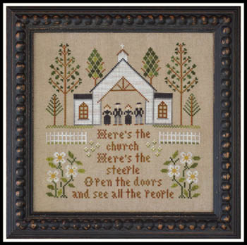 Here's The Church-Little House Needleworks-