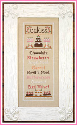 Cake Menu-Country Cottage Needleworks-