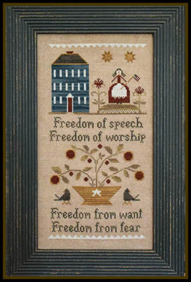 Four Freedoms-Little House Needleworks-