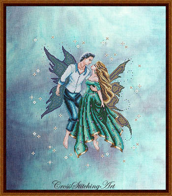 Dancing In The Stars-Cross Stitching Art-