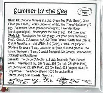 Summer By The Sea Emb. Pkg.-Jeannette Douglas Designs-