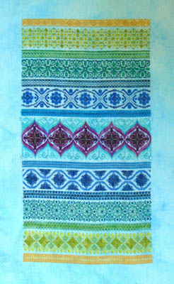 Peacock Band Sampler-Northern Expressions Needlework-