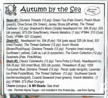 Autumn By The Sea Emb. Pkg.-Jeannette Douglas Designs-