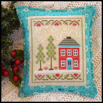 Snow Place Like Home #2-Country Cottage Needleworks-