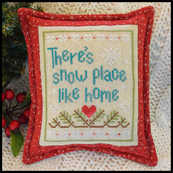 Snow Place Like Home #3-Country Cottage Needleworks-