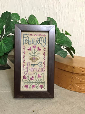 February Mini Sampler-From The Heart Needleart-