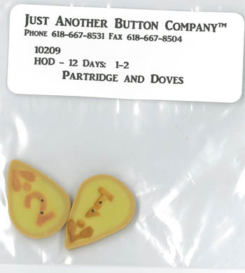 12 Days Partridge & Doves BTN (HOD)-Just Another Button Company-