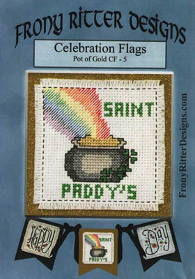 Celebration Flags-Pot Of Gold-Frony Ritter Designs-