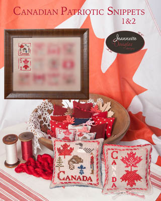 Canadian Patriotic Snippets-1 & 2-Jeannette Douglas Designs-