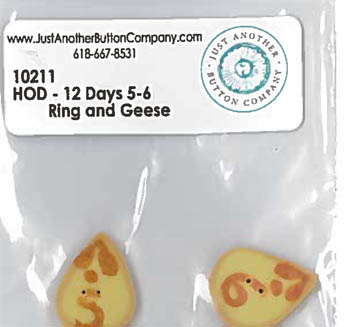 12 Days Rings & Geese BTN (HOD)-Just Another Button Company-