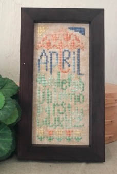 April Mini Sampler-From The Heart Needleart-