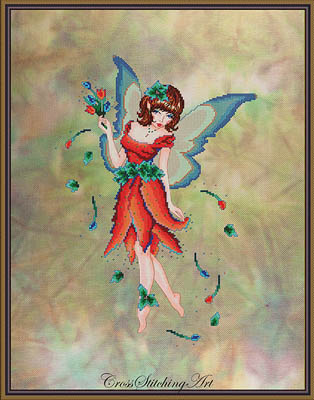 Anneke-The Tulip Fairy-Cross Stitching Art-