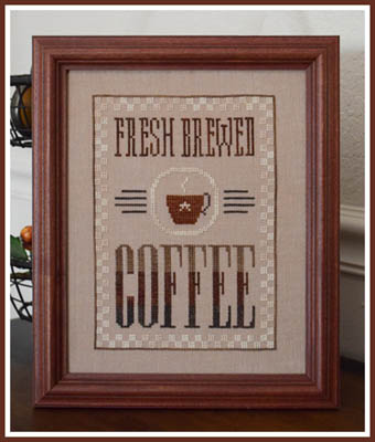 Fresh Brewed Coffee-Little House Needleworks-