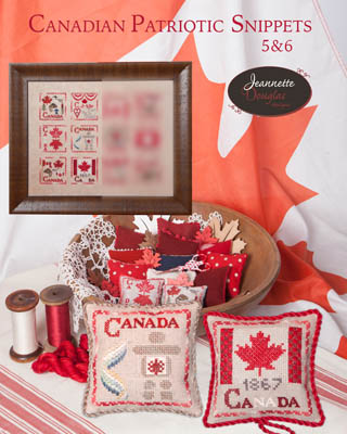 Canadian Patriotic Snippets-5 & 6-Jeannette Douglas Designs-