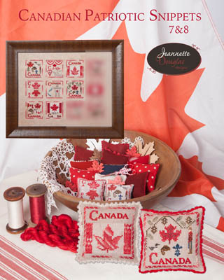 Canadian Patriotic Snippets-7 & 8-Jeannette Douglas Designs-