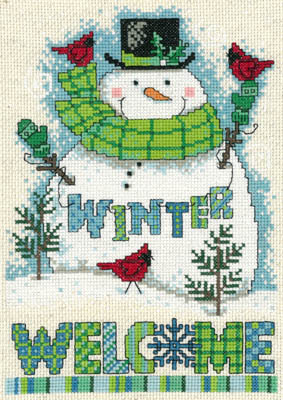 Winter Welcome Snowman-Imaginating-