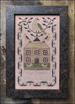 Miniature Quaker Sampler-Kathy Barrick-