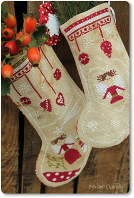 Angels-Christmas Stocking-Madame Chantilly-