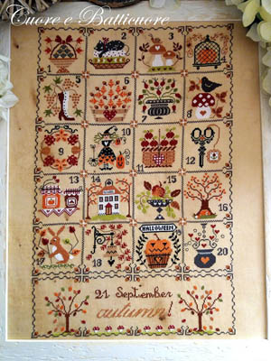 Shabby Autumn Calendar-Cuore E Batticuore-