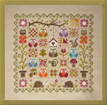 Patchwork Aux Chouettes-Jardin Prive-