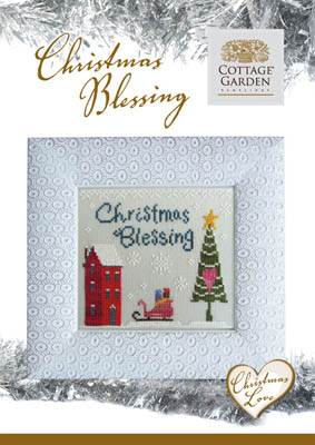 Christmas Blessing-Cottage Garden Samplings-