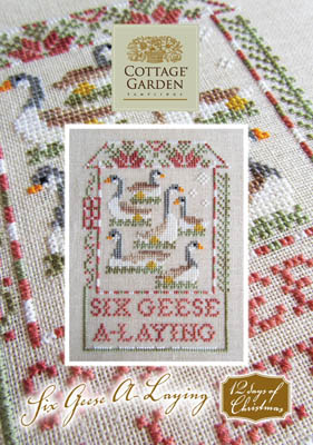 Six Geese A Laying-Cottage Garden Samplings-