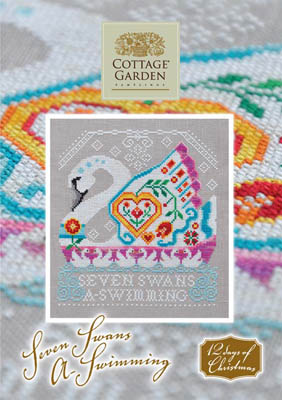 Seven Swans A Swimming-Cottage Garden Samplings-