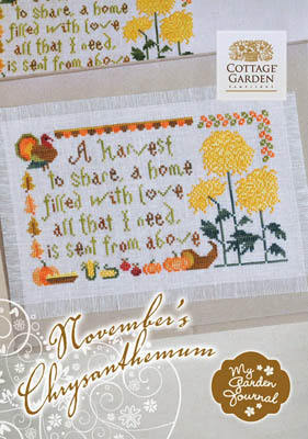 November's Chrysanthemum-Cottage Garden Samplings-