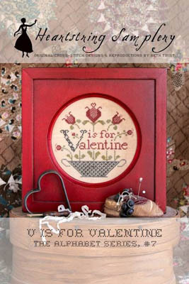 V Is For Valentine-Heartstring Samplery-