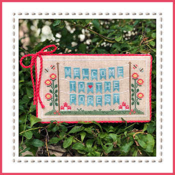 Welcome To The Forest #1-Forest Banner-Country Cottage Needleworks-