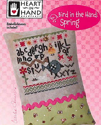 Bird In The Hand-Spring (w/ emb)-Heart In Hand Needleart-