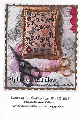 Alphabet Pin Pillow-Dames Of The Needle-