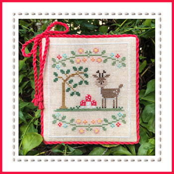 Welcome To The Forest #2-Forest Deer-Country Cottage Needleworks-