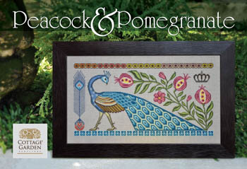 Peacock & Pomegranate-Cottage Garden Samplings-