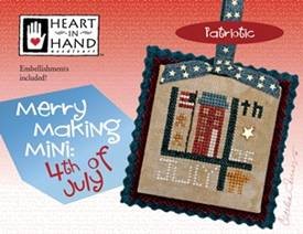 Merry Making Mini-4th Of July (w/ emb)-Heart In Hand Needleart-