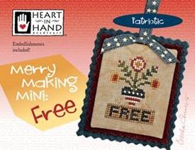 Merry Making Mini-Free (w/ emb)-Heart In Hand Needleart-