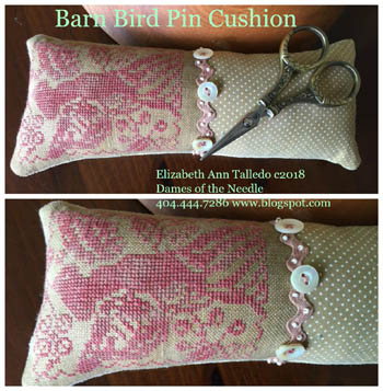 Barn Bird Pin Cushion-Dames Of The Needle-