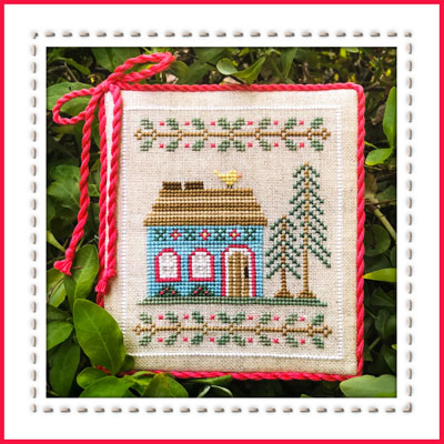 Welcome To the Forest #4-Blue Forest Cottage-Country Cottage Needleworks-