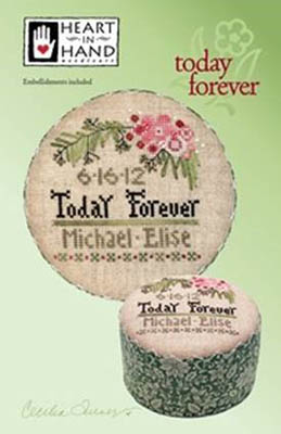 Today Forever (w/ emb)-Heart In Hand Needleart-