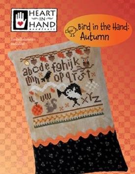 Bird In The Hand-Autumn (w/ emb)-Heart In Hand Needleart-