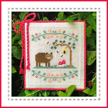 Welcome To The Forest #7-Forest Bear-Country Cottage Needleworks-