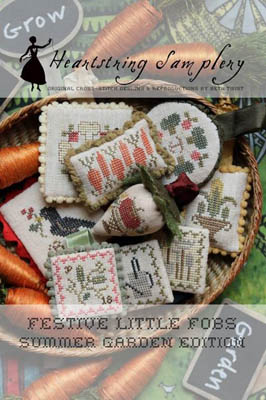 Festive Little Fobs 8-Summer Garden Edition-Heartstring Samplery-