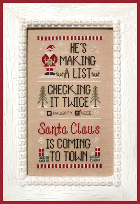 Santa's List-Country Cottage Needleworks-