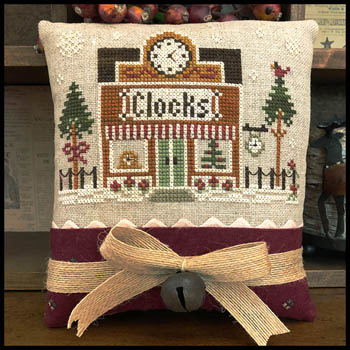 Hometown Holiday-Clockmaker-Little House Needleworks-