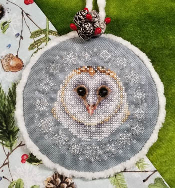 Winter Snow Owl-Blackberry Lane Designs-