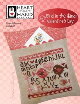 Bird In The Hand-Valentine's Day (w/ emb)-Heart In Hand Needleart-